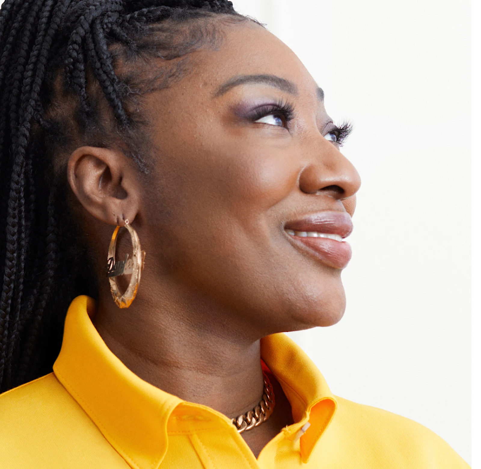 BOTOX campaign — woman in yellow editorial