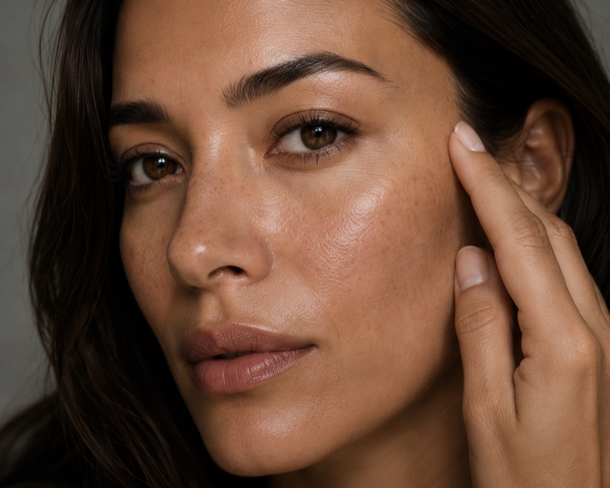 Before — skin texture close-up, A·03 evidence capture
