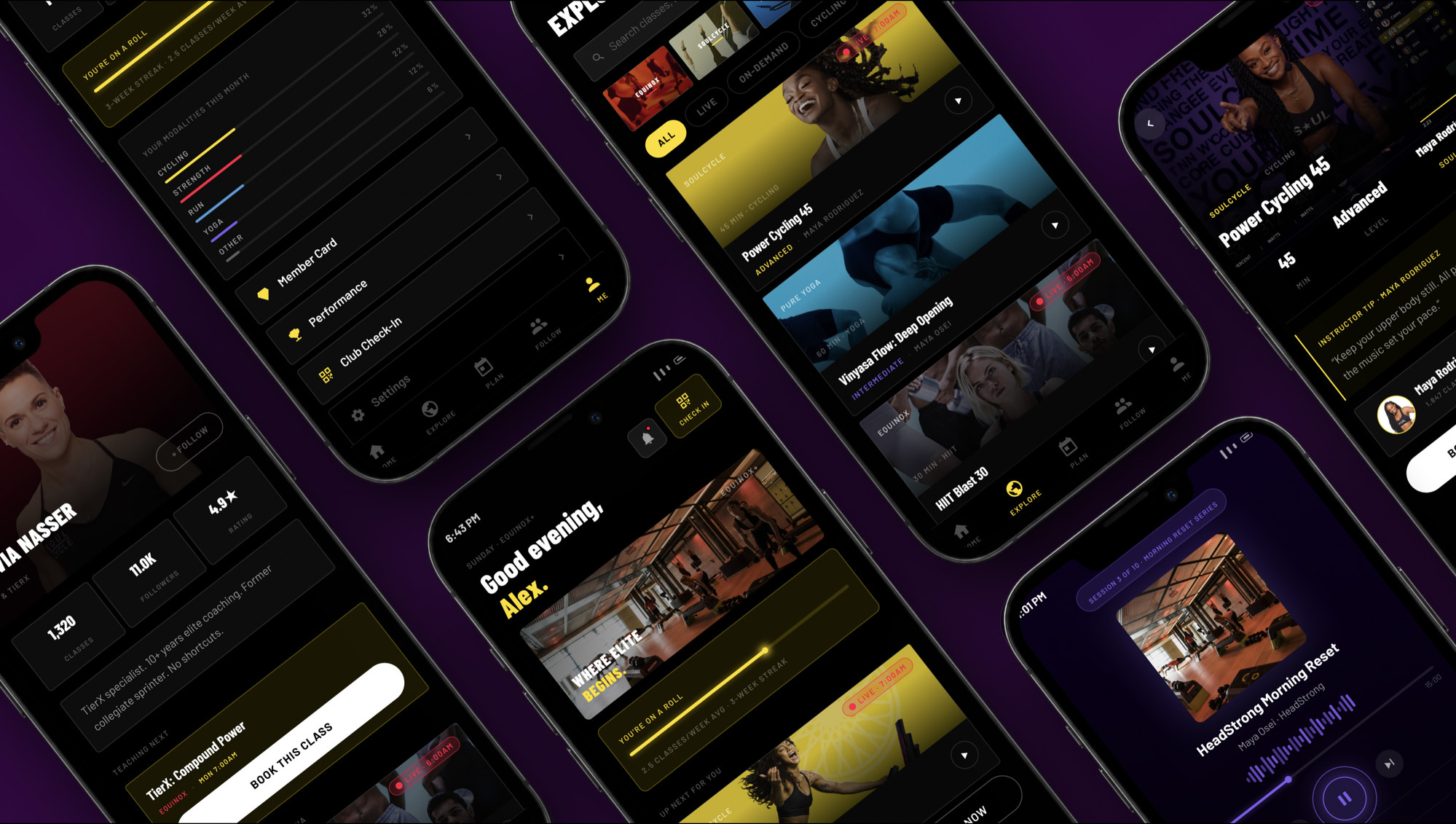 Equinox+ consumer fitness app